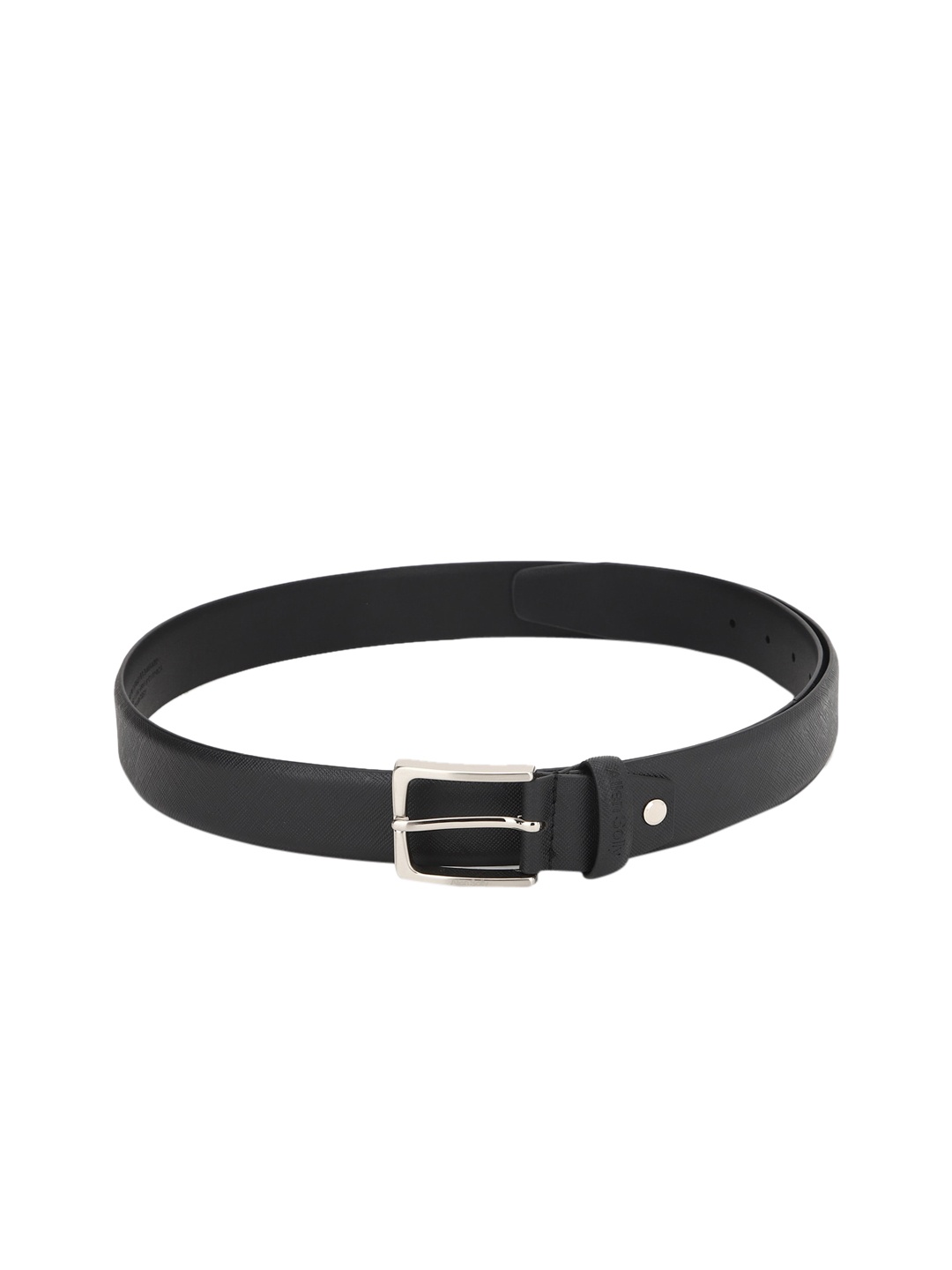 

Allen Solly Men Black Textured Leather Formal Belt