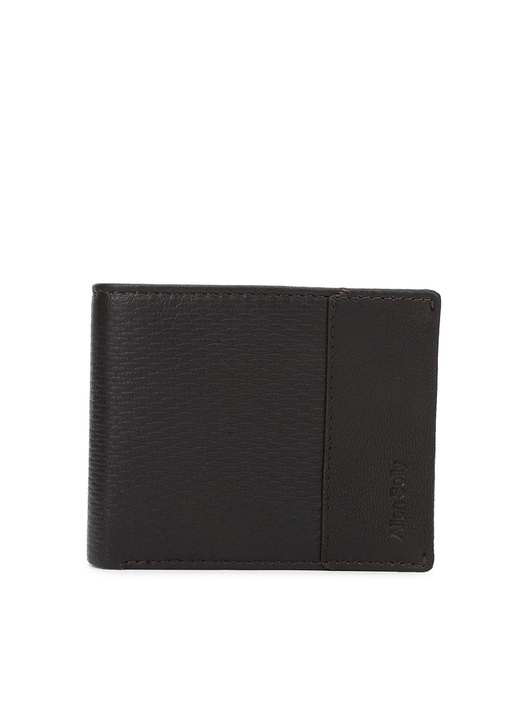 

Allen Solly Men Black Leather Two Fold Wallet