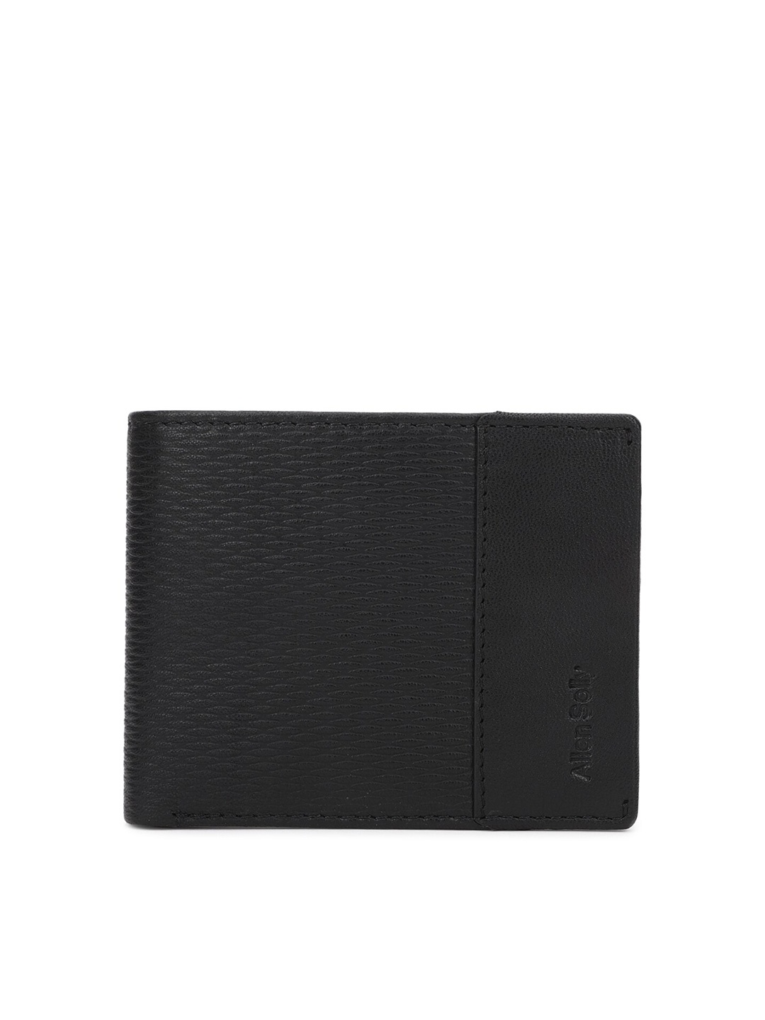 

Allen Solly Men Black Leather Card Holder