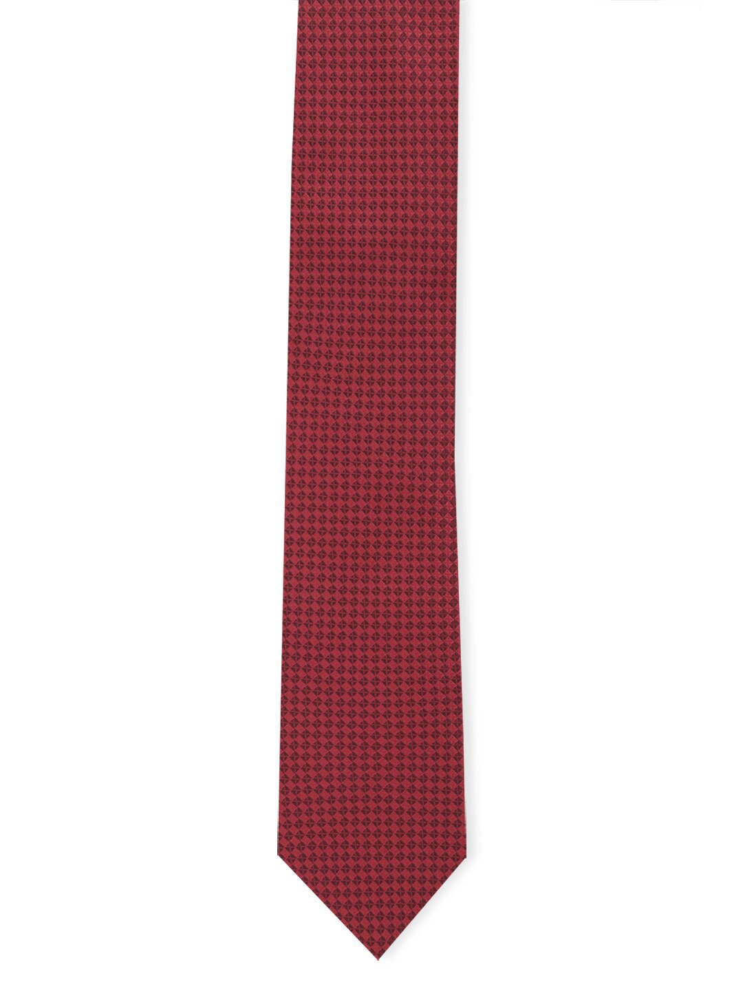 

Allen Solly Men Printed Skinny Tie, Maroon