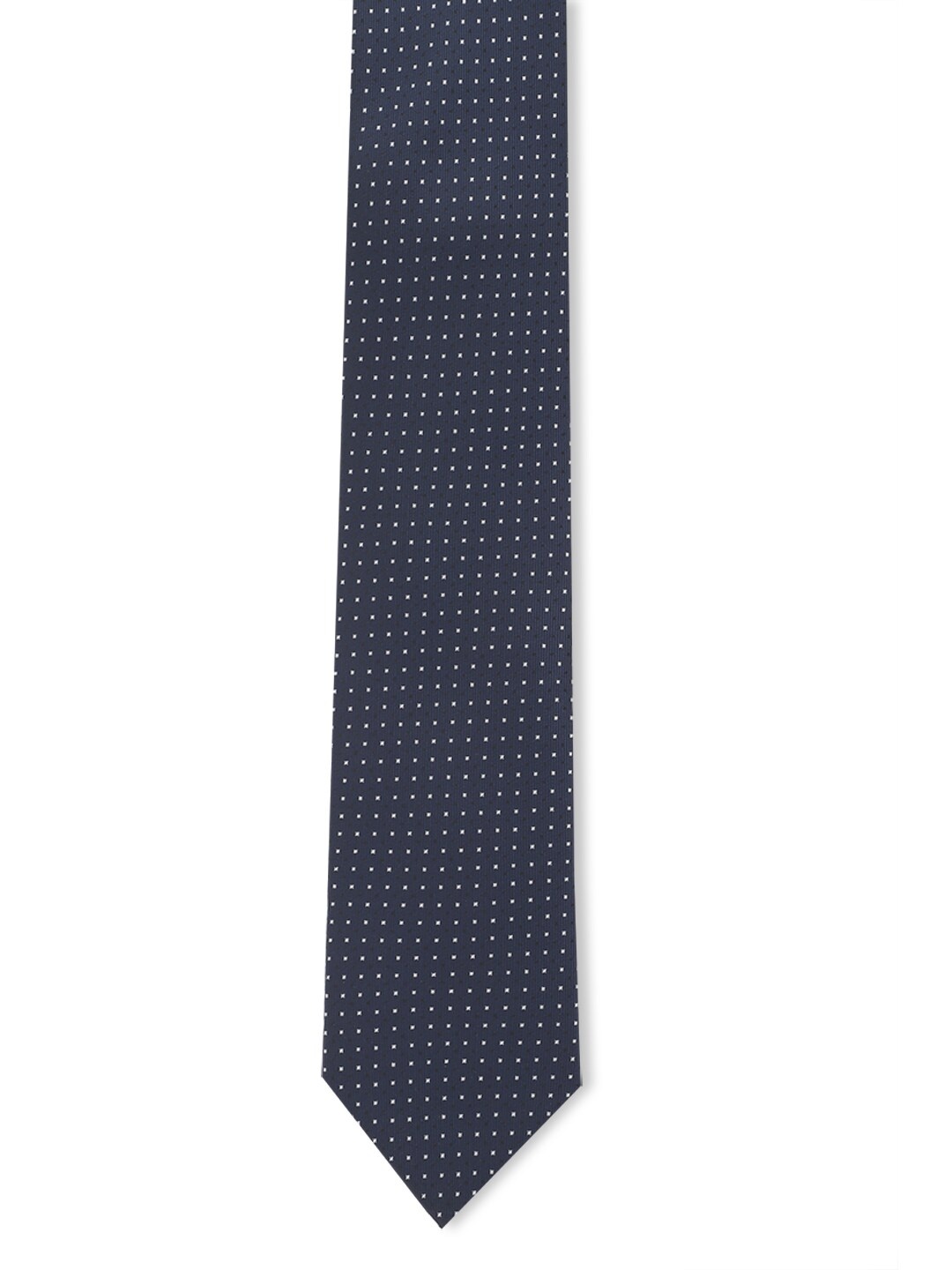 

Allen Solly Men Navy Blue Printed Broad Tie