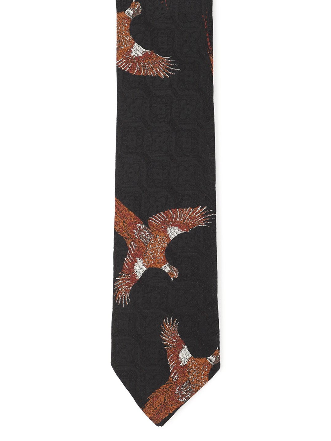 

Allen Solly Men Black & Beige Printed Broad Tie