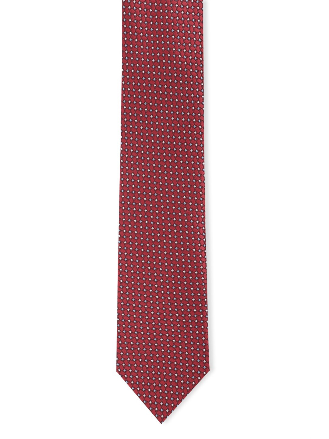 

Allen Solly Men Maroon & White Printed Skinny Formal Tie