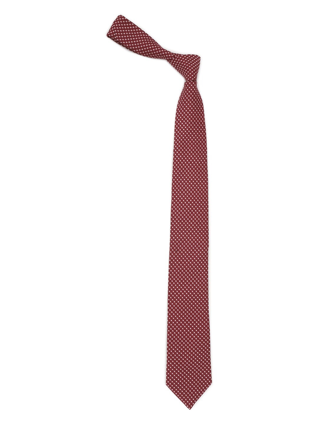 

Allen Solly Men Maroon Printed Skinny Tie