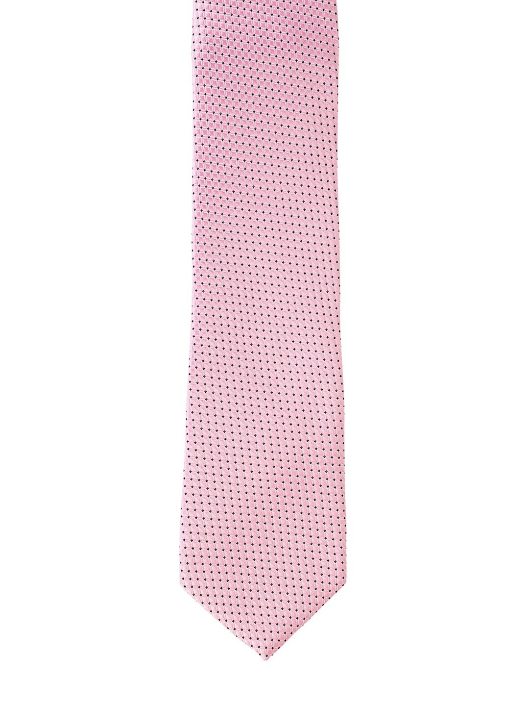 

Allen Solly Men Pink & Black Printed Skinny Tie