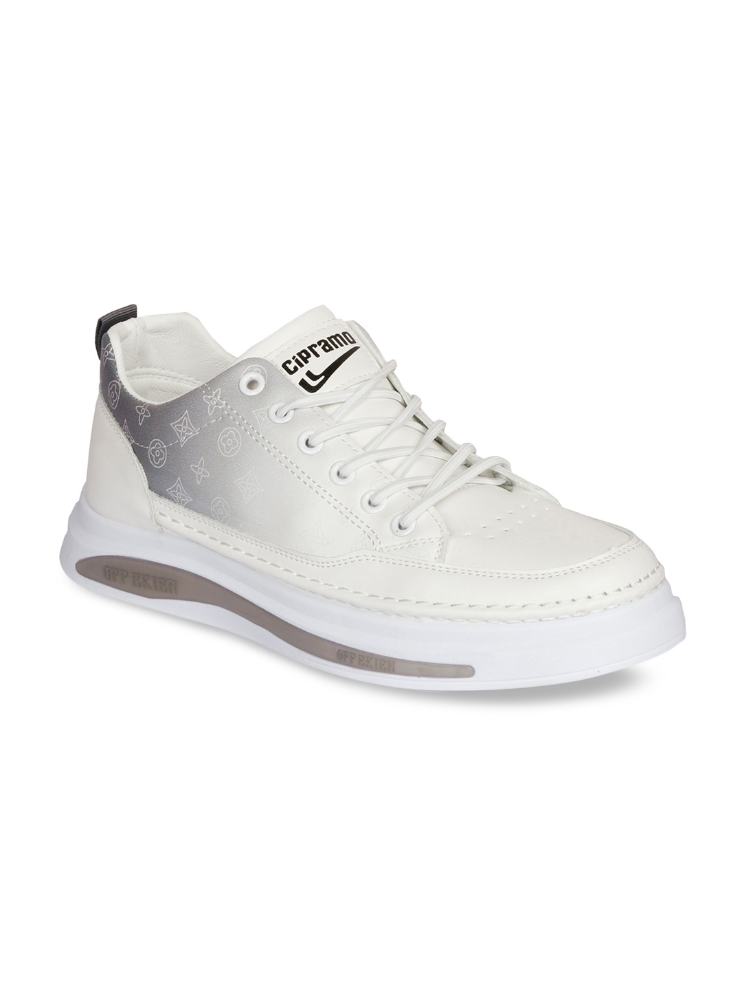 

CIPRAMO SPORTS Men White Printed Sneakers