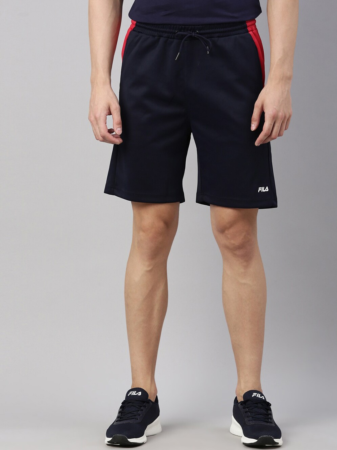 

FILA Men Black Training or Gym Sports Shorts