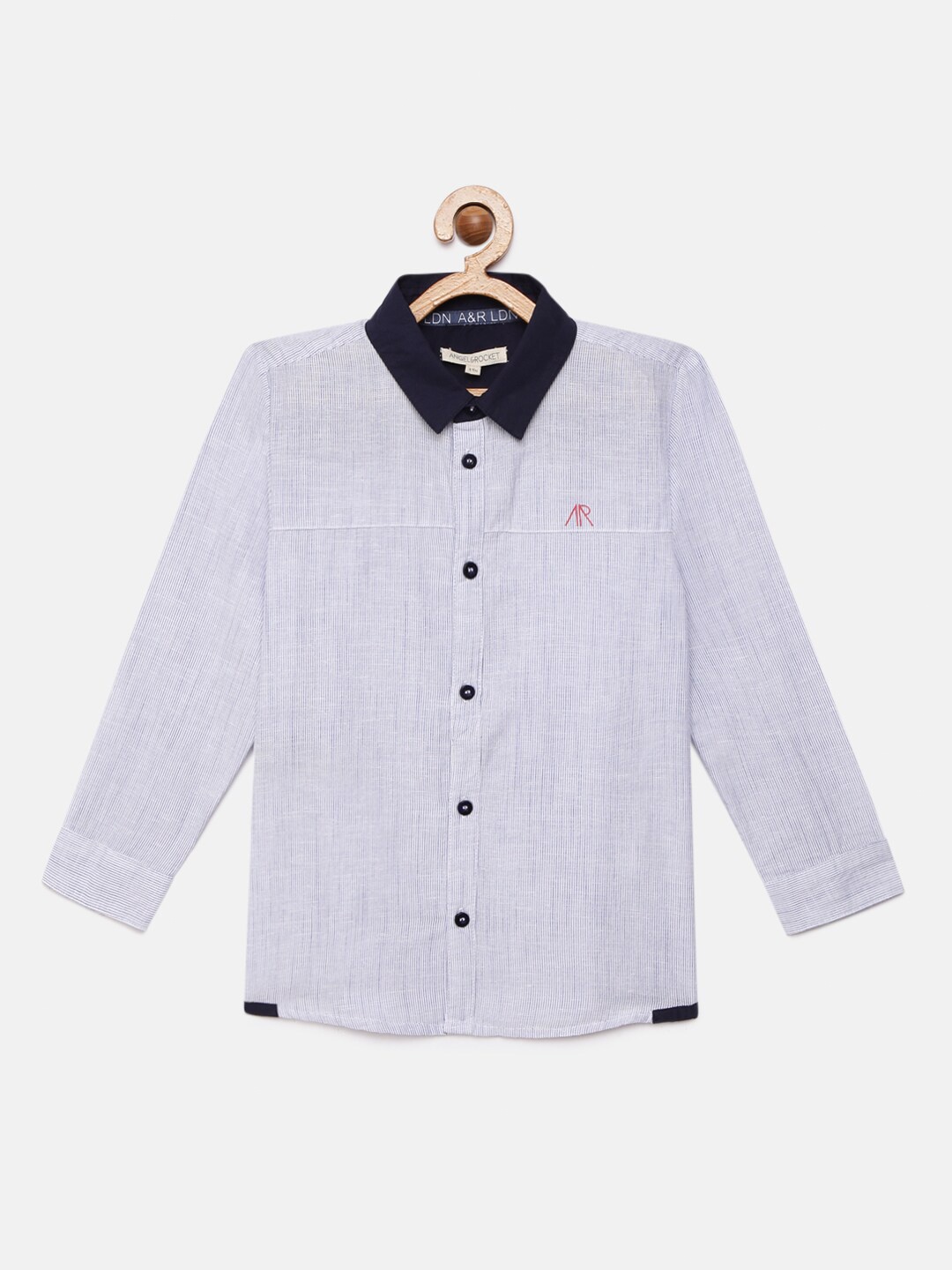 

Angel & Rocket Boys White Premium Casual Shirt
