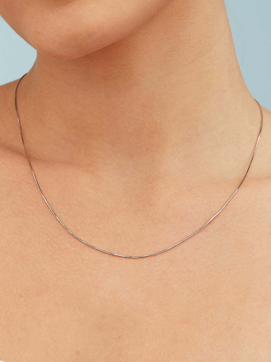 

Zavya 925 Sterling Silver Rhodium-Plated Chain