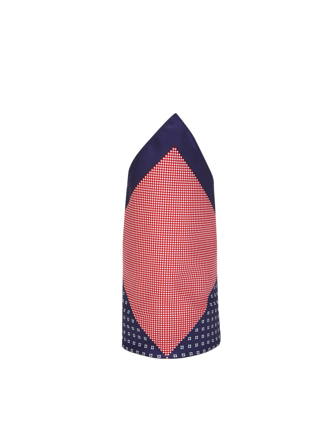 

Allen Solly Men Navy Blue & Red Printed Pocket Square