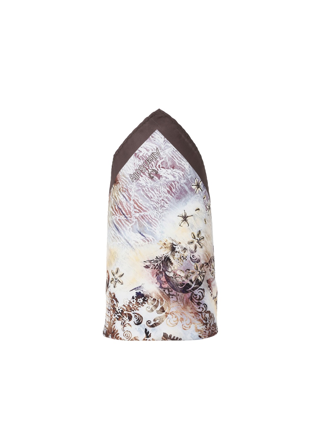 

Allen Solly Brown Printed Pocket Square