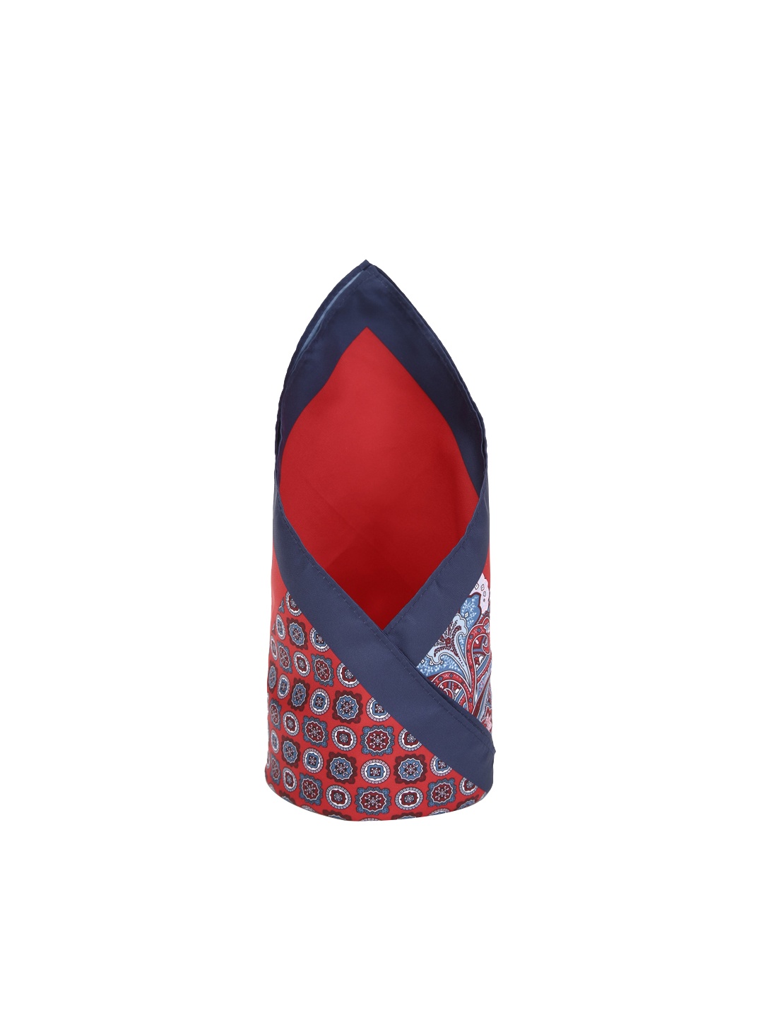 

Allen Solly Men Red & Blue Pocket Square