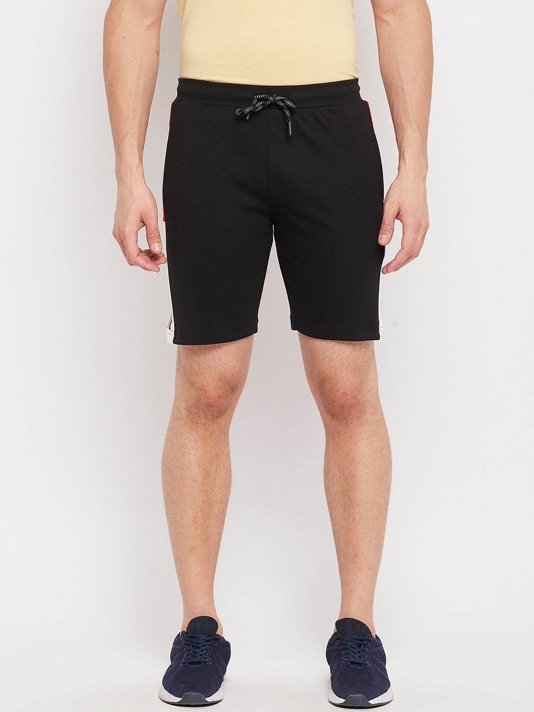 

Duke Men Black Solid Sports Shorts
