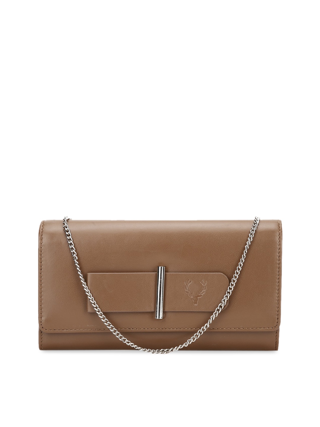 

Allen Solly Brown PU Purse Clutch