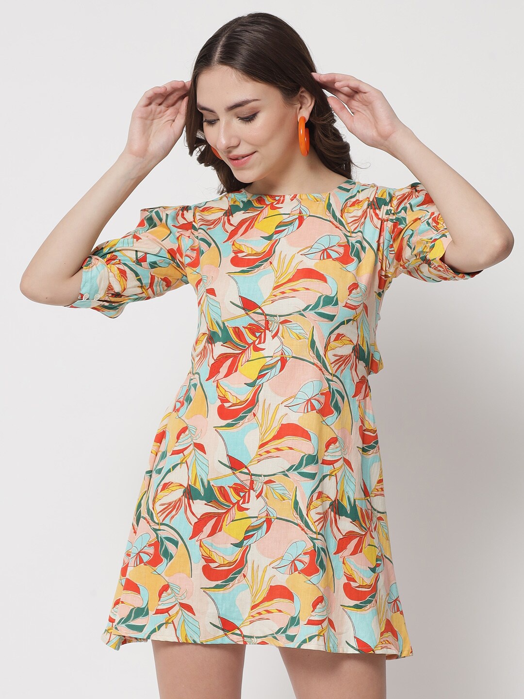 

The Dry State Multicoloured Floral Dress, Multi