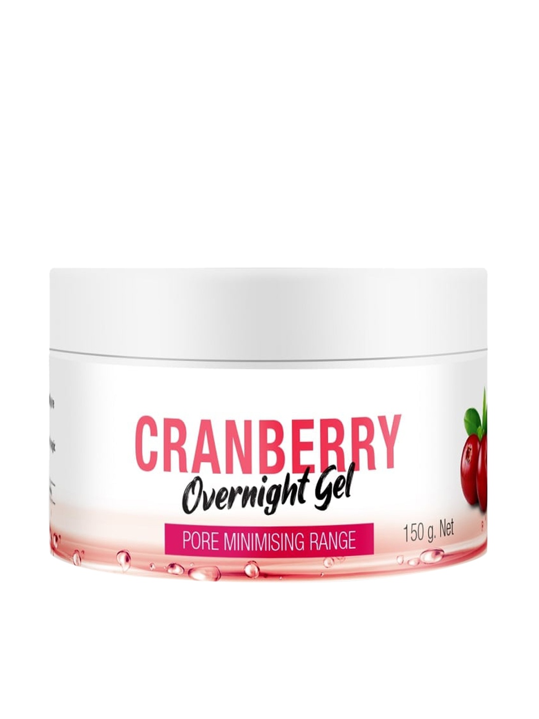 Home Boutique Cranberry Pore Minimising Range Overnight Gel 150 g, White