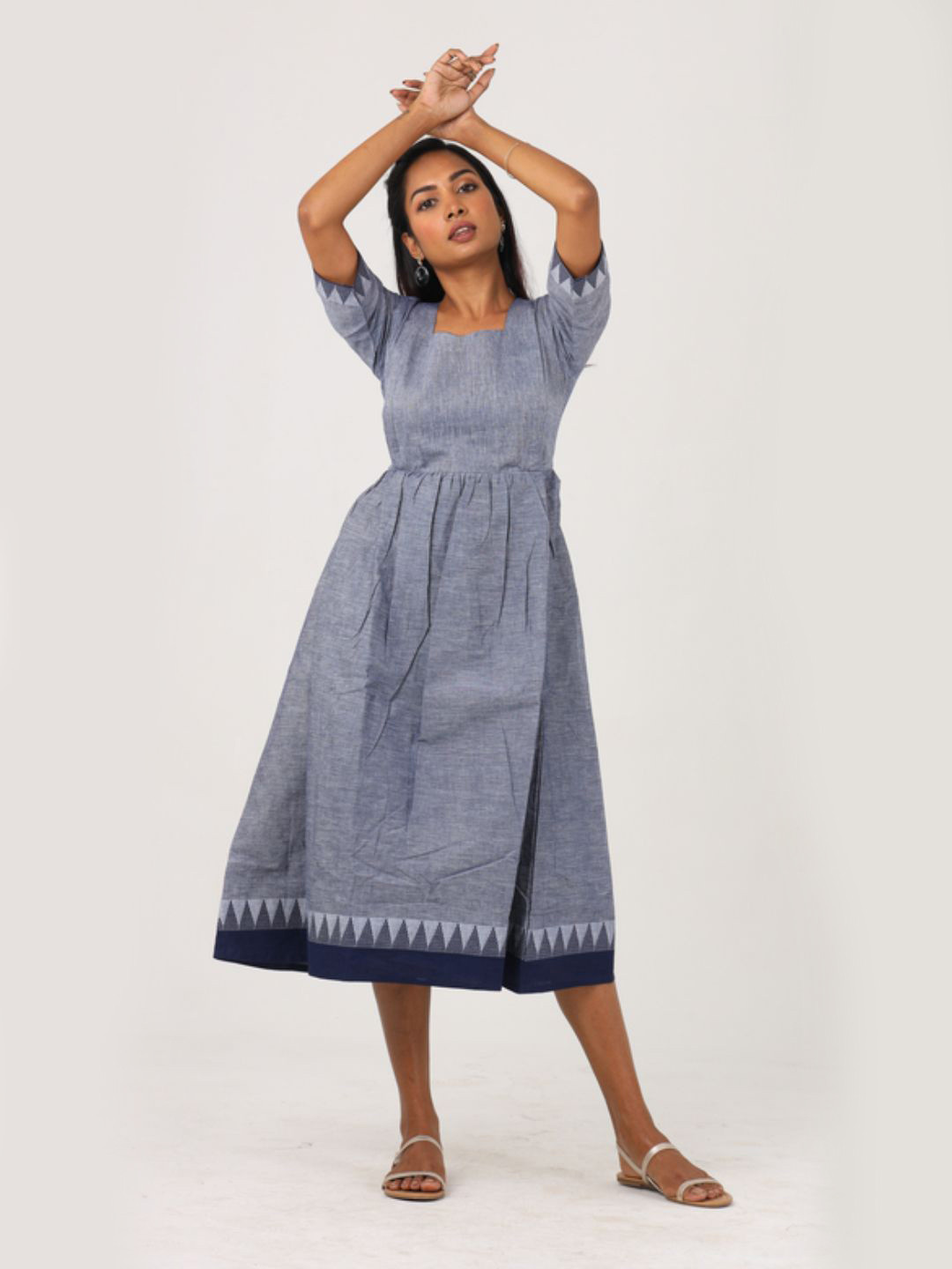 

Putchi Blue Maternity Midi Dress