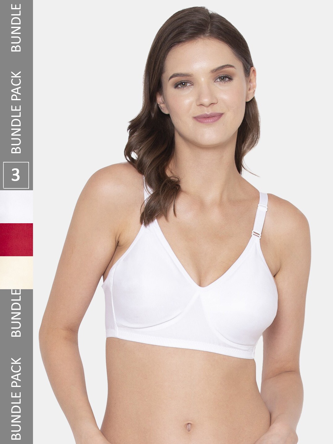 

Souminie White Bra Set of 3