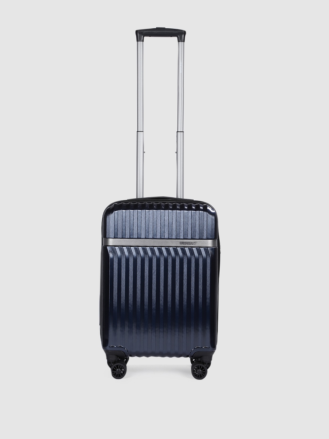 

Wildcraft Textured Hard Sided Canopus Cabin Trolley Suitcase, Navy blue