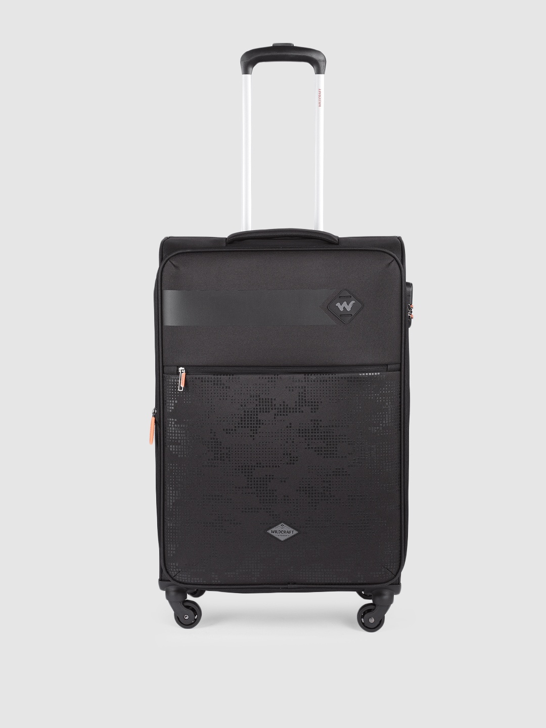 

Wildcraft Solid Dorado Medium Trolley Suitcase, Black