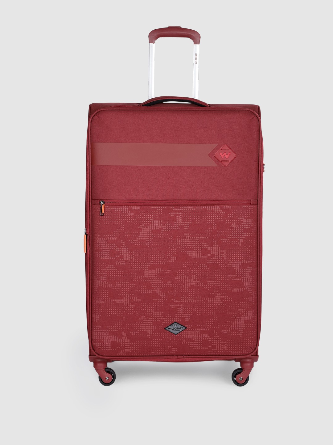 

Wildcraft Unisex Red Textured Hard Sided Dorado Large Trolley Suitcase