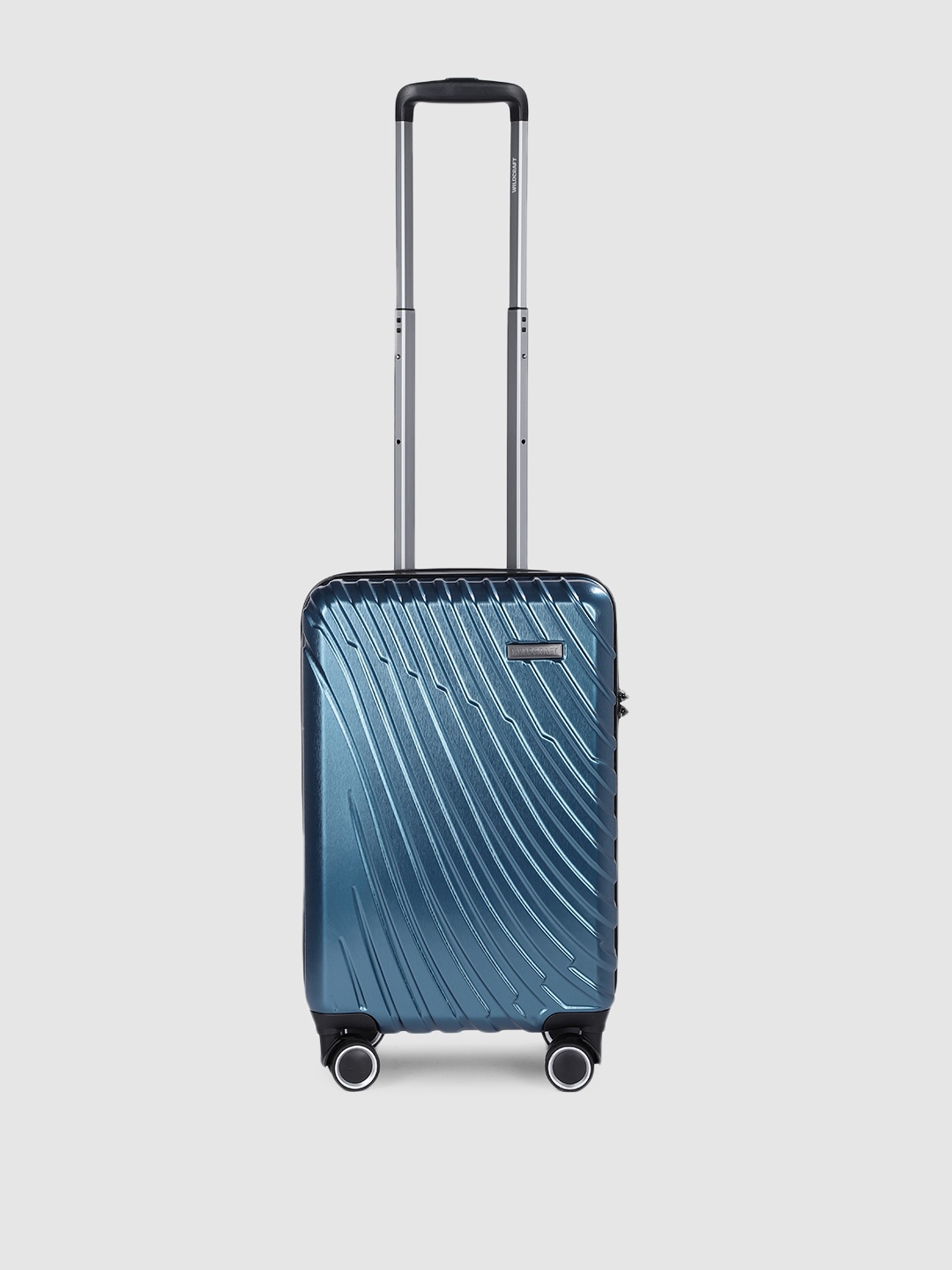 

Wildcraft Unisex Zephyr_Trolley Teal Cabin Textured Hard Sided Trolley Suitcase