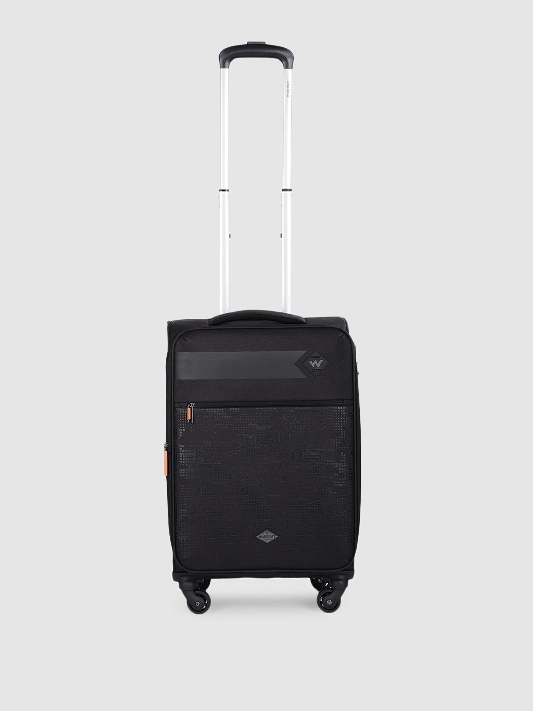 

Wildcraft Black Solid Soft Sided Dorado Cabin Trolley Bag