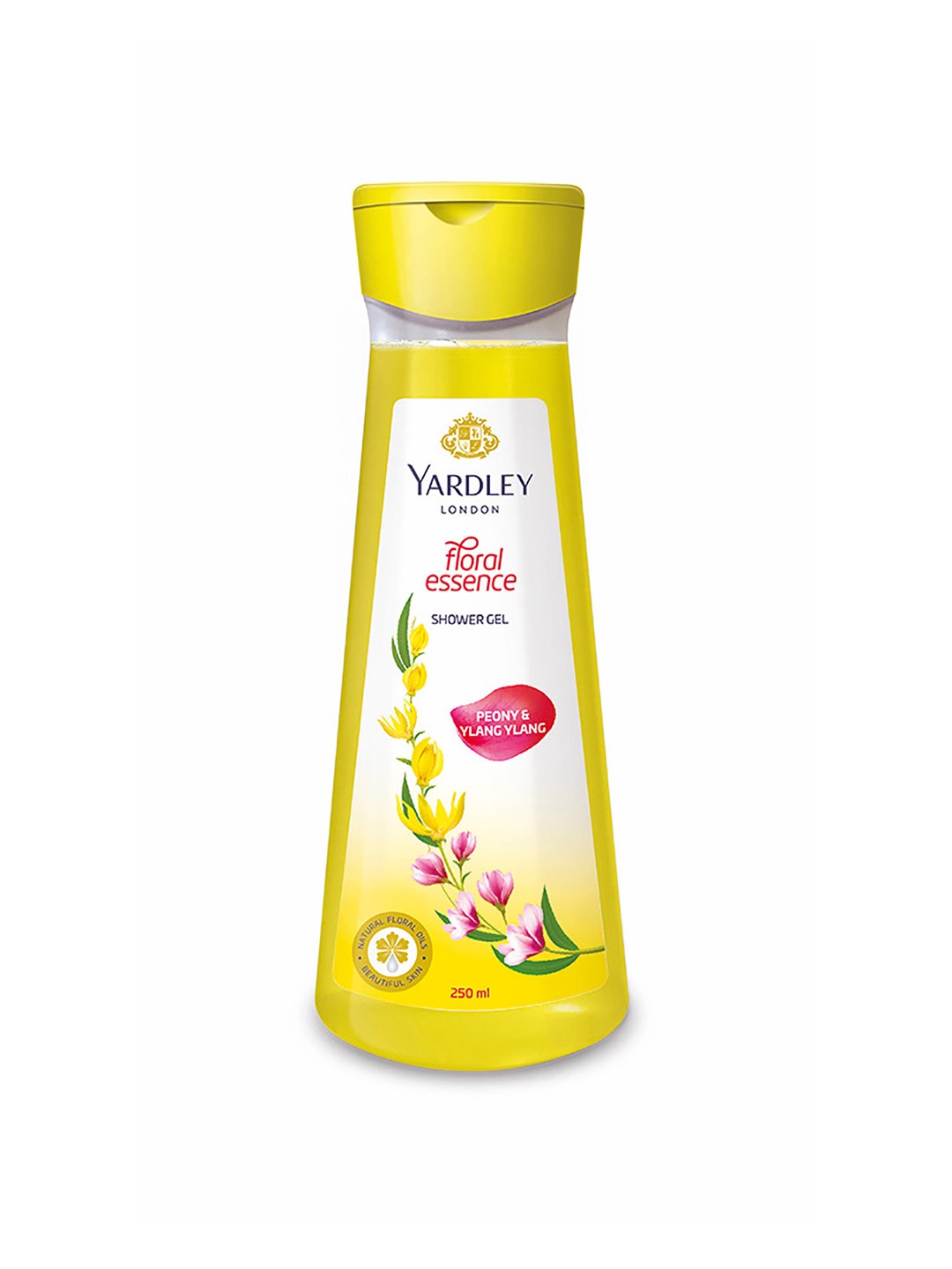 

YARDLEY LONDON Floral Essence Peony & Ylang Ylang Shower Gel with Chamomile - 250ml, Yellow