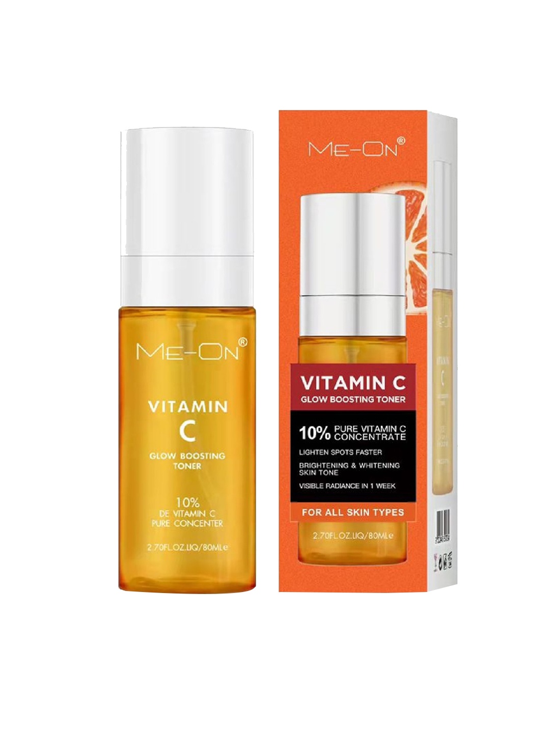 

ME-ON Vitamin C Face Toner For All Skin Types - 80ml, Orange