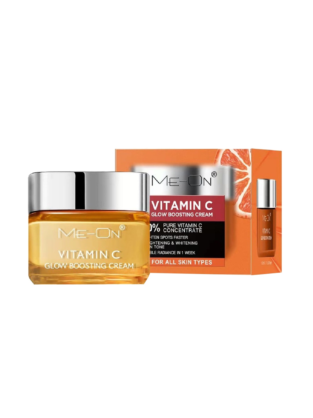 

ME-ON Vitamin C Glow Boosting Cream for All Skin Types - 50g, Orange