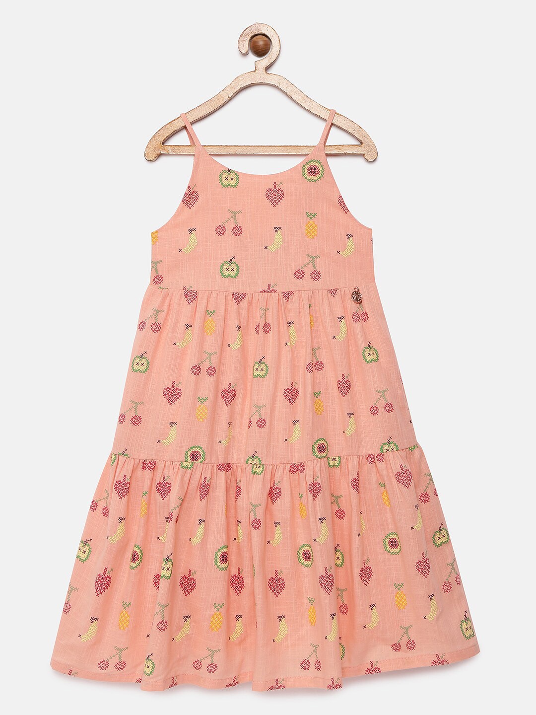 

Angel & Rocket Pink Floral Maxi Fit and Flare Dress