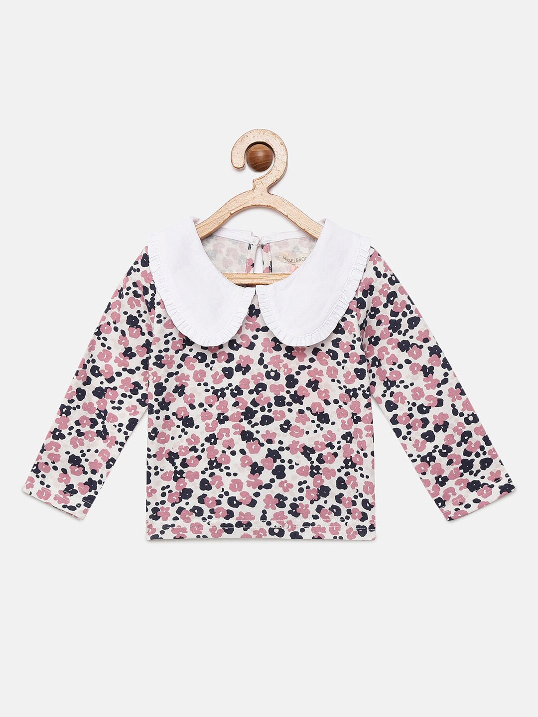 

Angel & Rocket Pink Floral Peter Pan Collar Sheath Dress