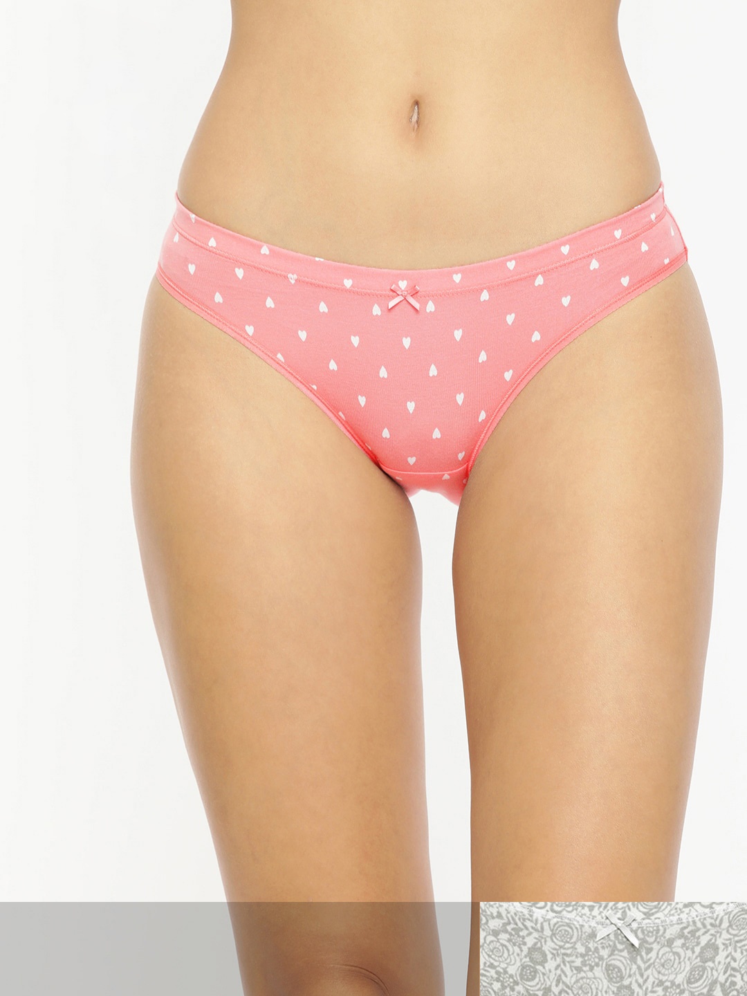 

Van Heusen Women Pack of 2 Allover Print Anti Bacterial No Marks Waistband Bikini Briefs, Assorted