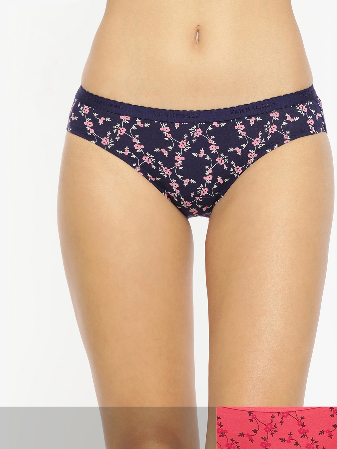 

Van Heusen Women Pack Of 2 Assorted Printed Antibacterial Bikini Briefs
