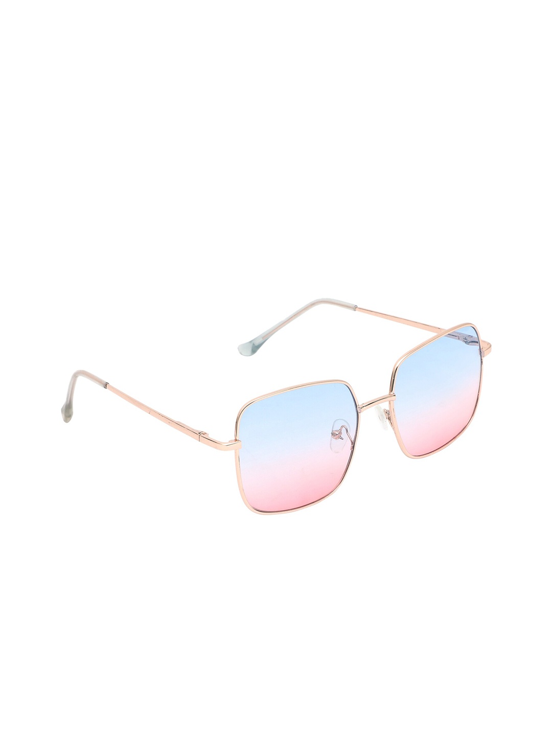 

Spiky Kids Blue Lens & Gold-Toned Square Sunglasses with UV Protected Lens