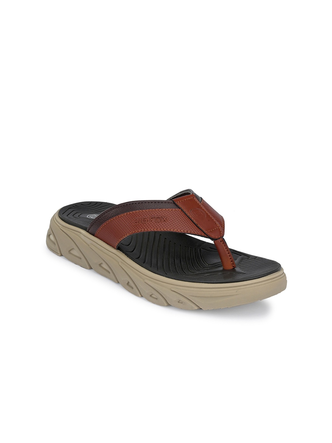 

Big Fox Men Tan Slip-On Flip-Flops