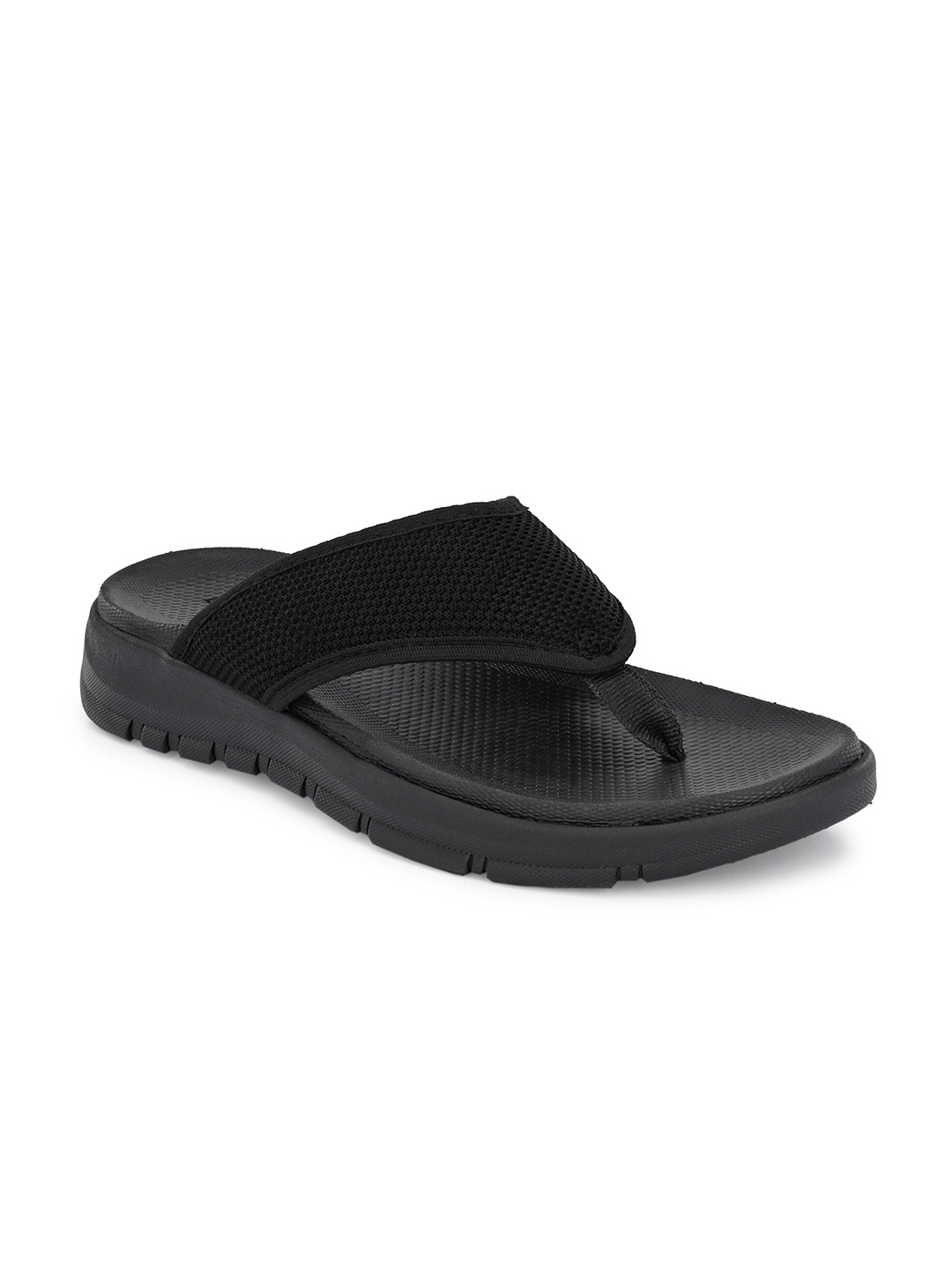 

Big Fox Men Black Slip-On Flip-Flops