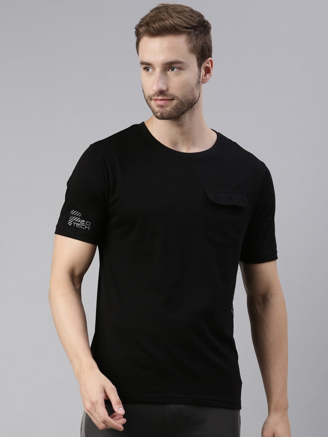 

FILA Men Black T-shirt