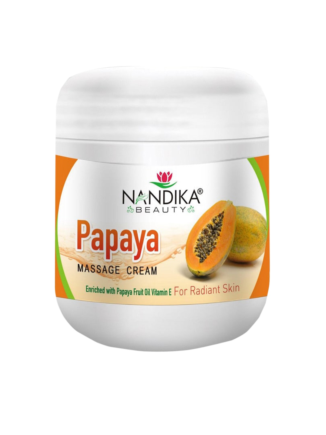 

NANDIKA BEAUTY Papaya Face Massage Cream - 500 g, White