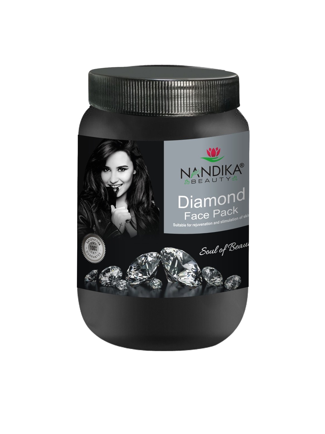 

NANDIKA BEAUTY Diamond Face Pack 1 kg, Black