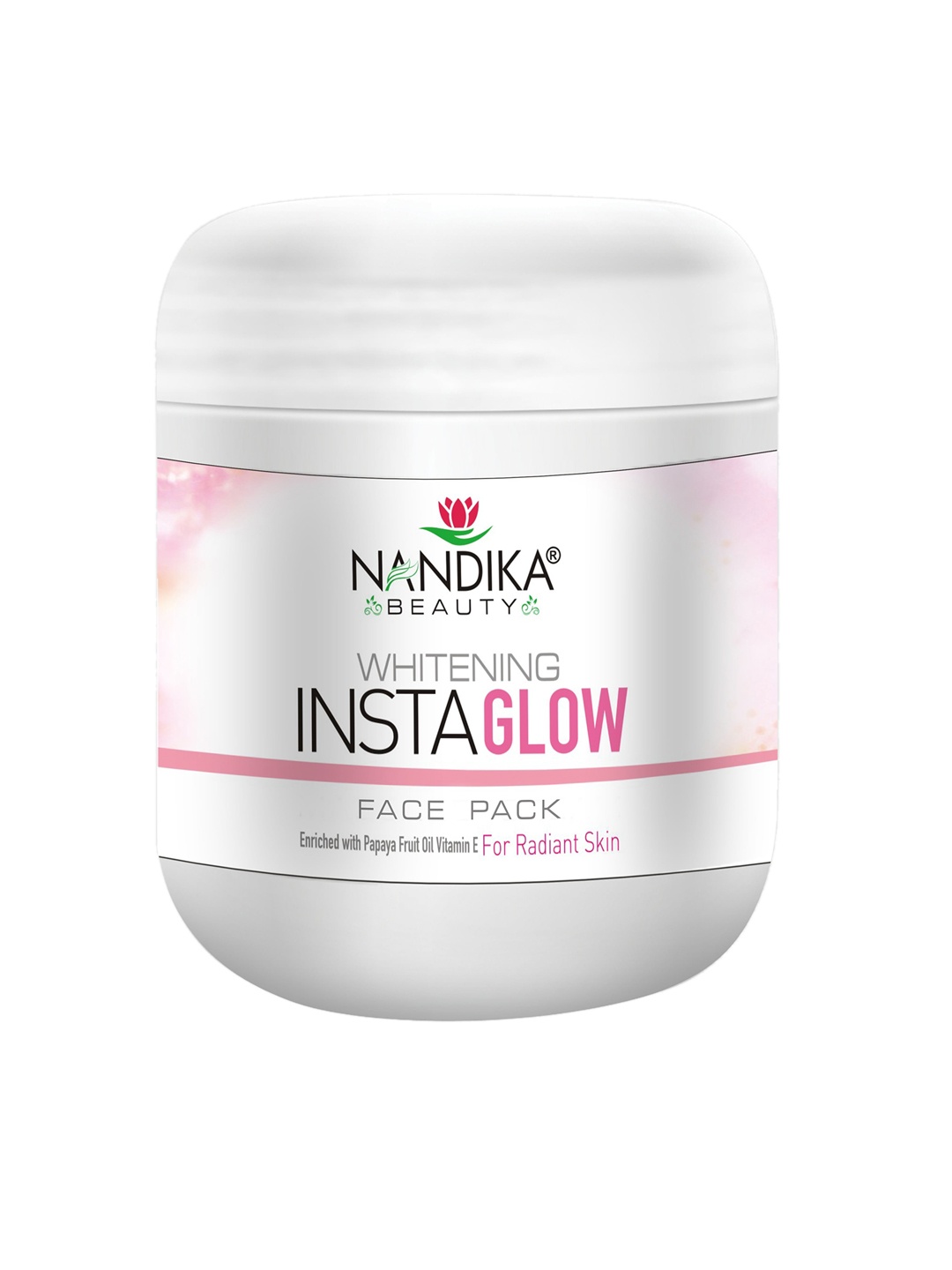 

NANDIKA BEAUTY Whitening Insta Glow Face Pack for Radiant Skin - 500 g, White