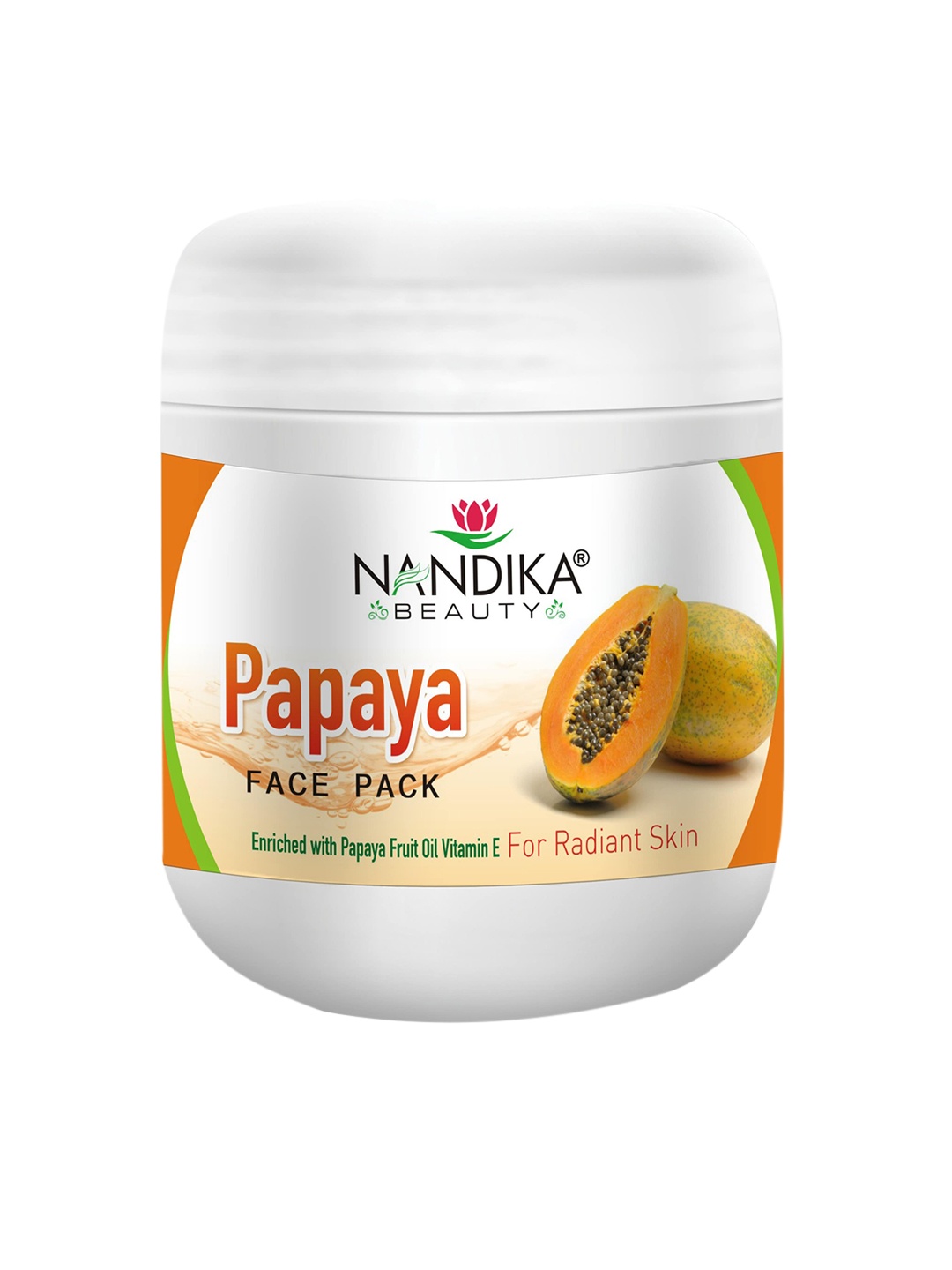 NANDIKA BEAUTY Papaya Face Pack for Radiant Skin - 500 g, White