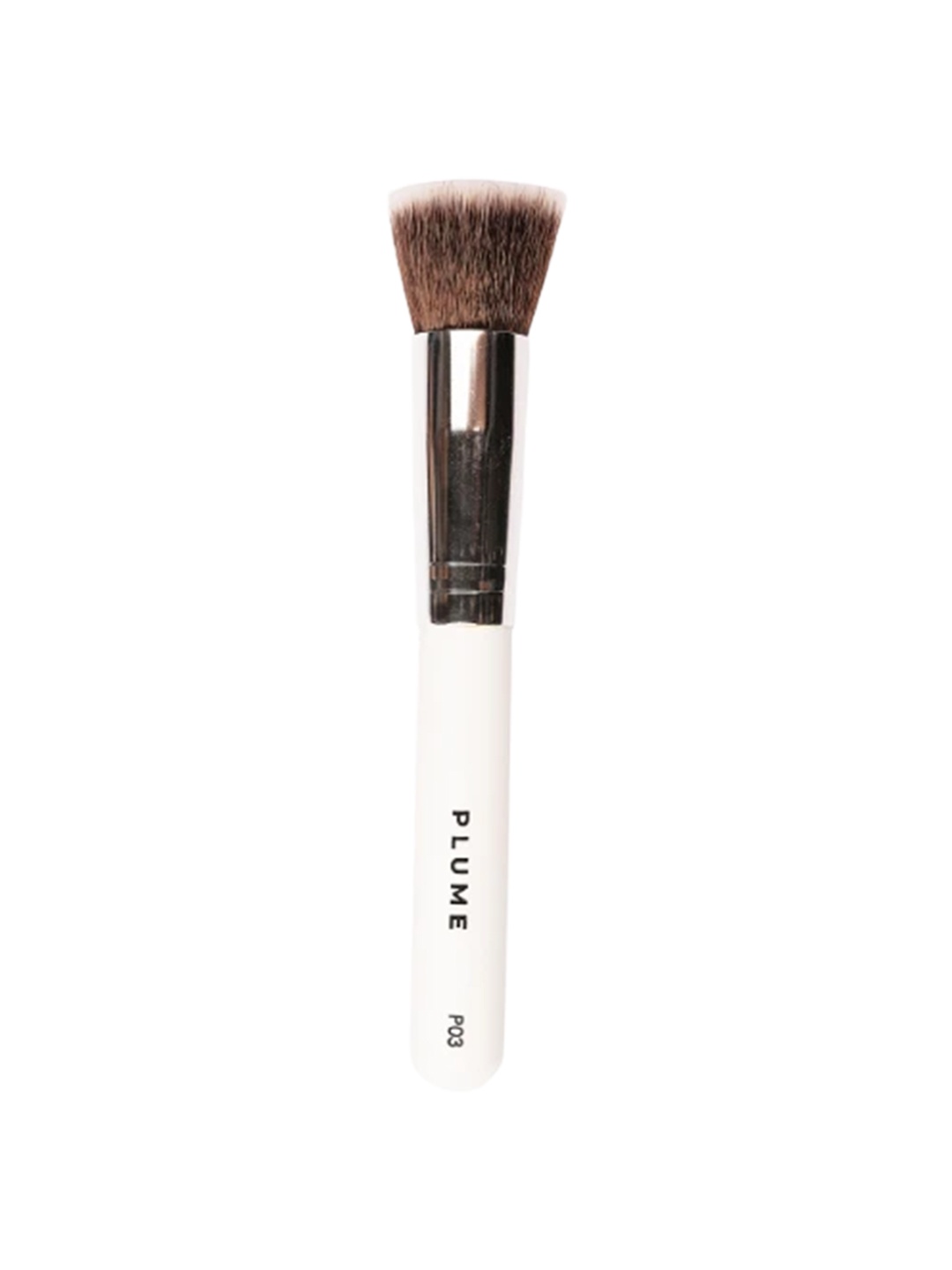 

Plume Professional Flat Top Foundation Kabuki Brush - P03 White
