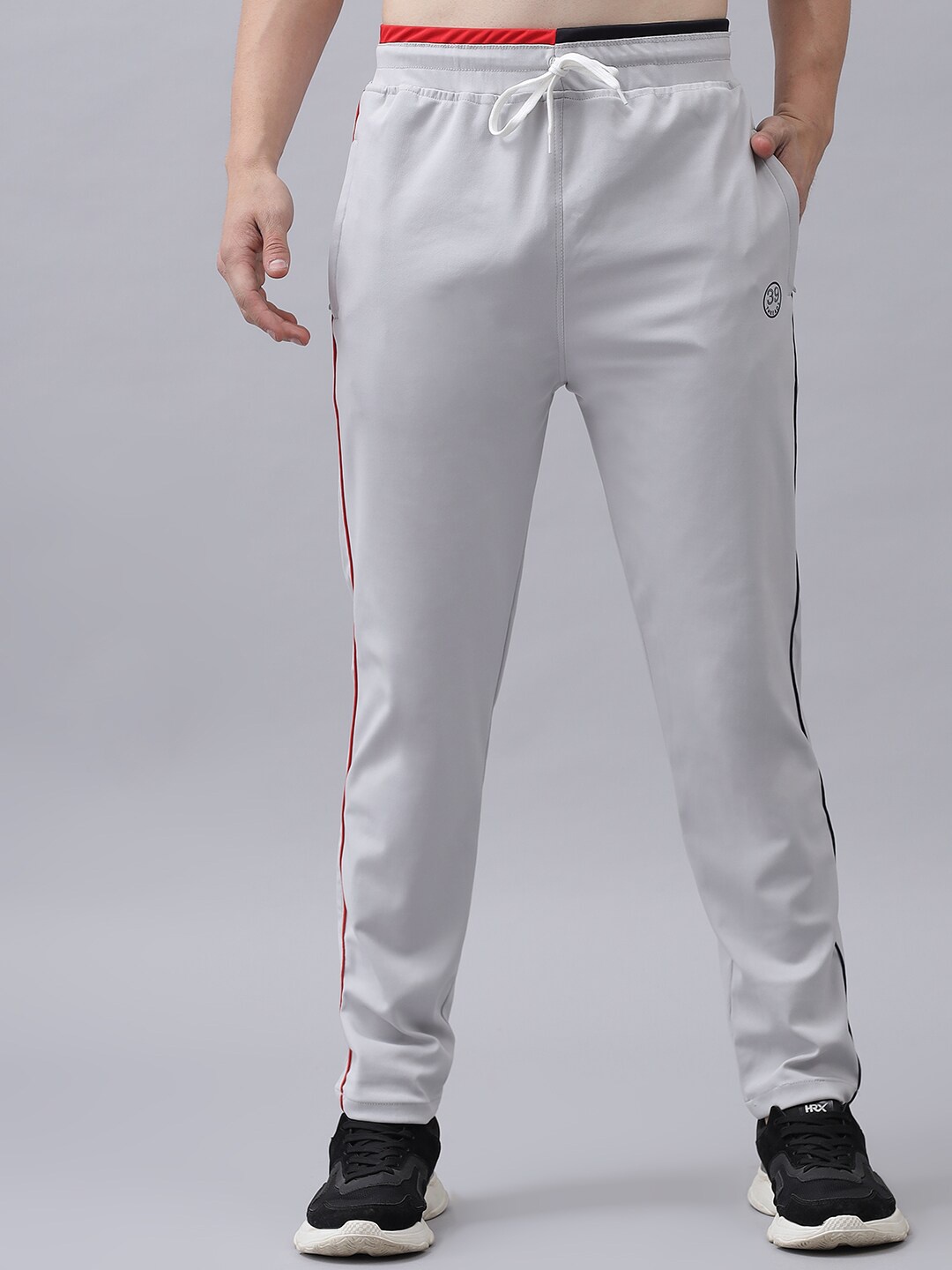 

39 THREADS Men Grey Solid Track Pant