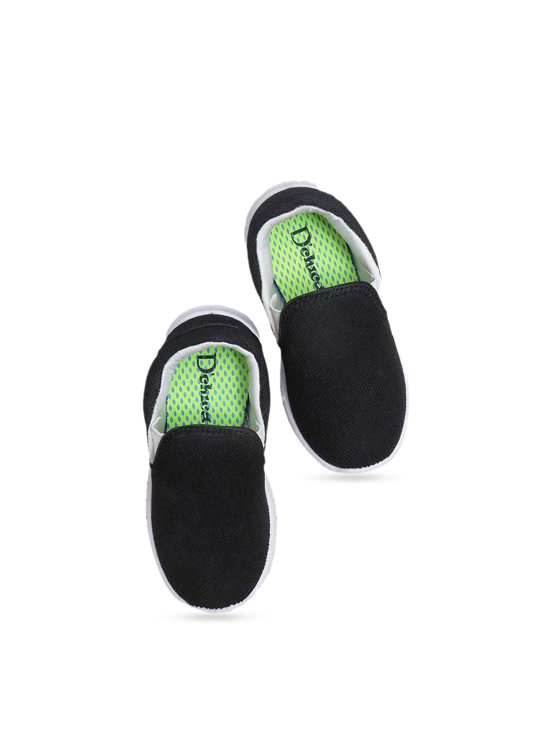 

Hopscotch Boys Black Slip-On Sneakers