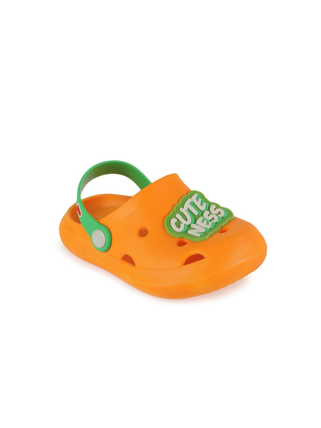 

Hopscotch Unisex Kids Orange PU Clogs