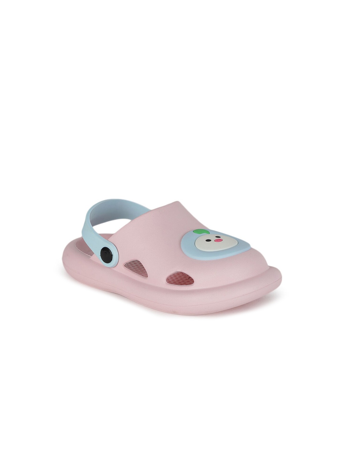 

Hopscotch Girls Pink Solid Clogs