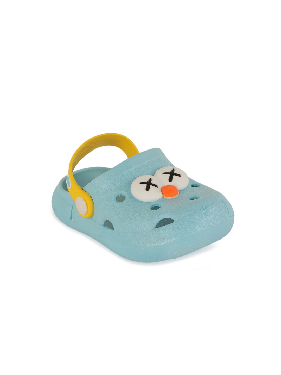 

Hopscotch Boys Blue Printed PU Clogs