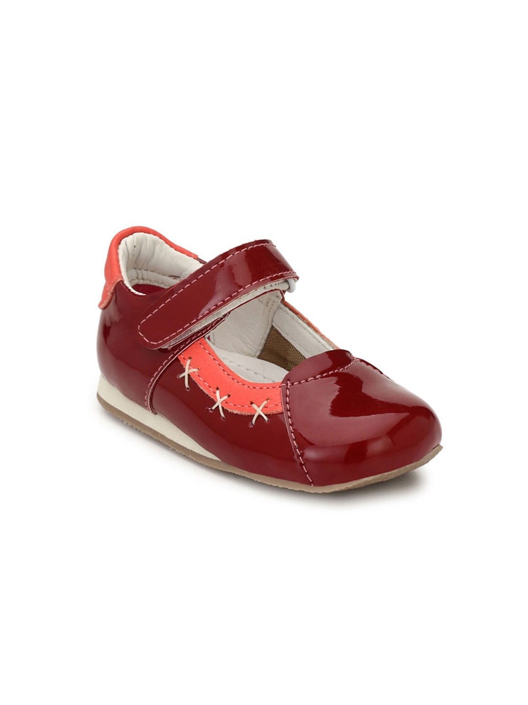 

Hopscotch Girls Red PU Fashion Boat Shoes
