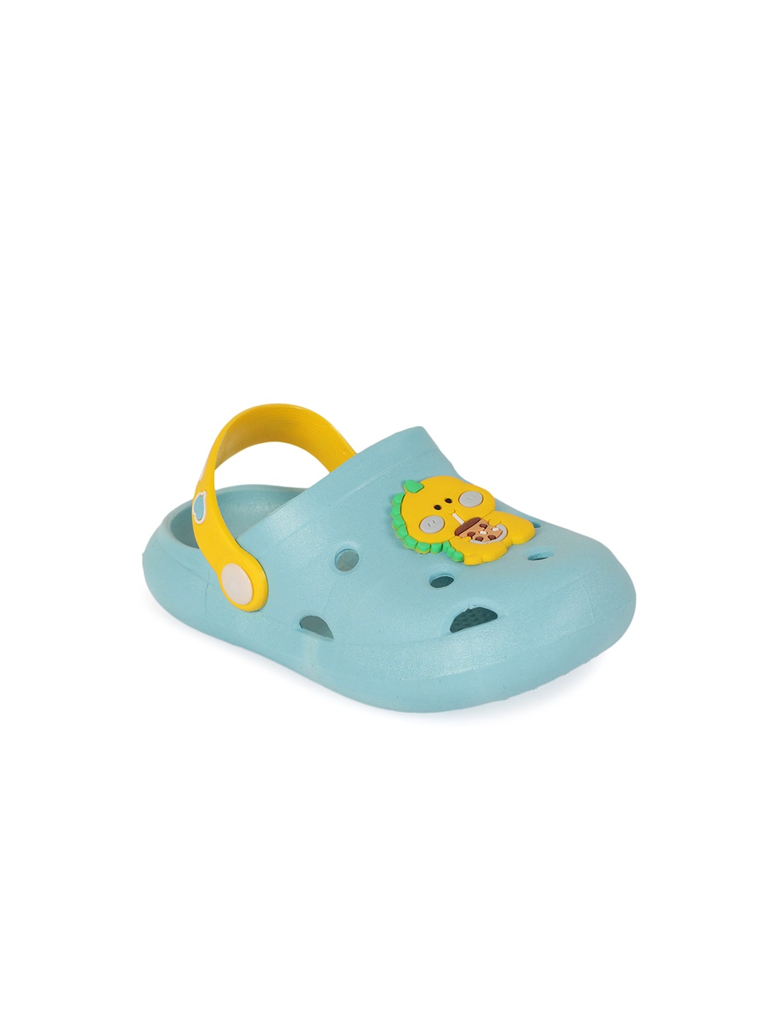 

Hopscotch Boys Blue Printed PU Slip-On Sneakers